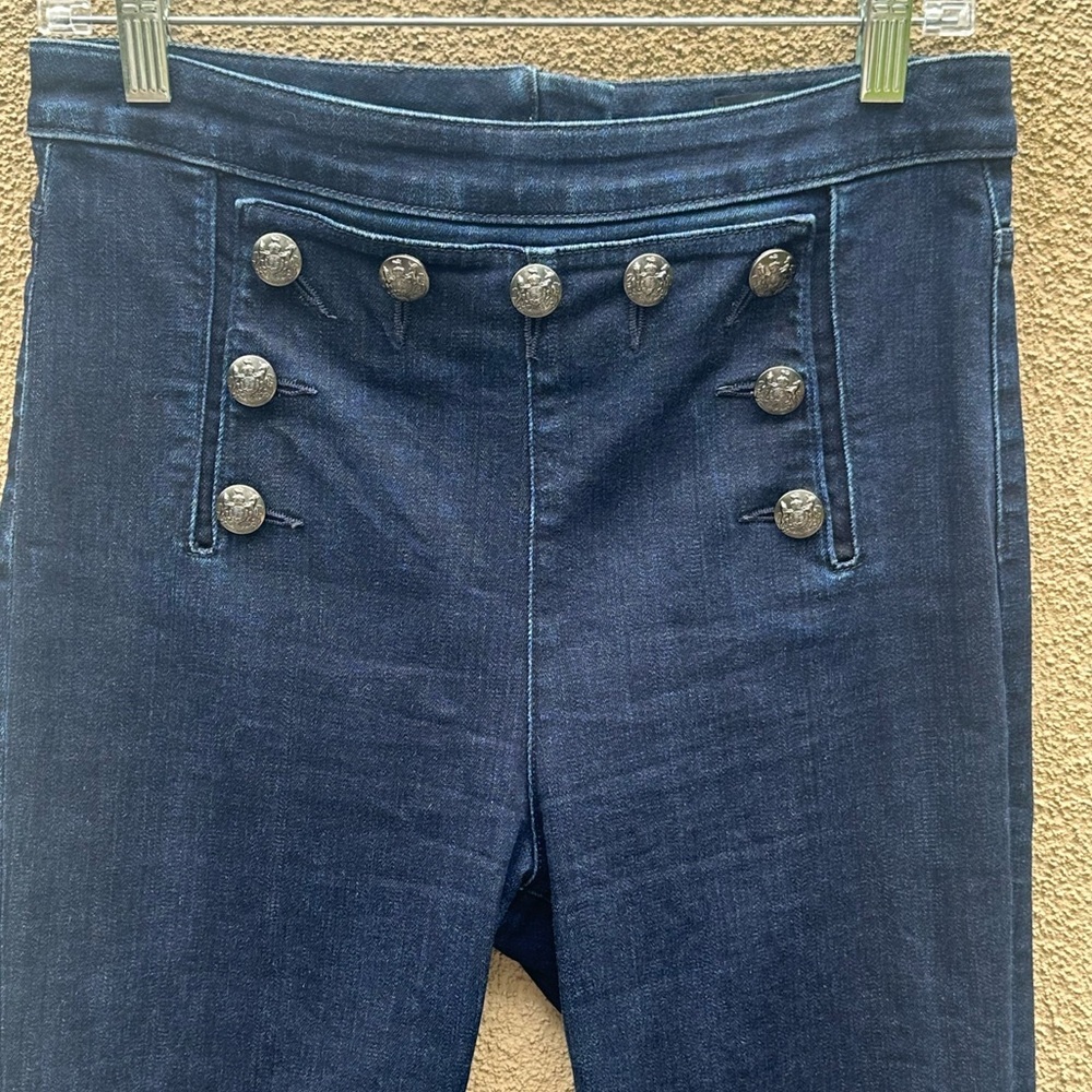 Veronica Beard Jane High-Rise Skinny Jeans In Indigo Size 29 Excellent Condition - Picture 5 of 12
